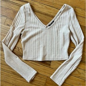 Shein Long Sleeve Crop